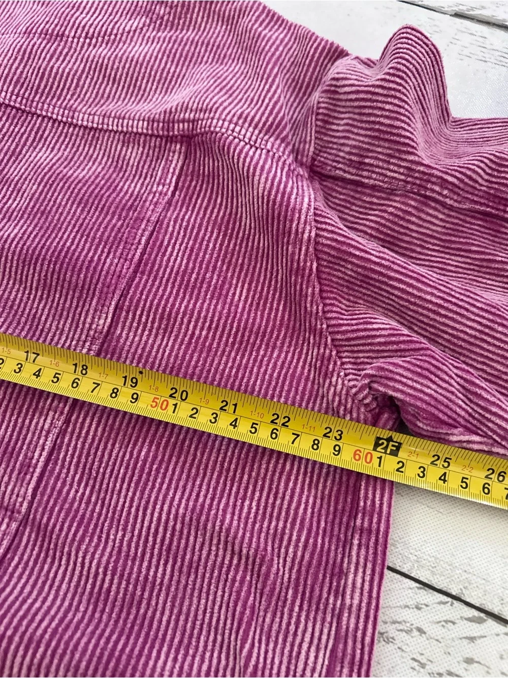 Sz L POL Orange Corduroy Crop Jacket 100% cotton